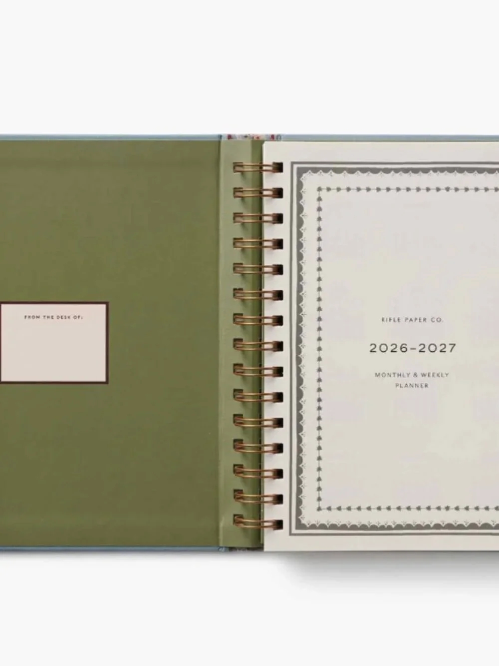 NEW Rifle Paper Co. 2026-2027 17-Month Academic Covered Spiral Planner